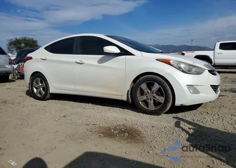 2013 Hyundai Elantra Gls from USA, damaged, VIN 5NPDH4AE7DH395797